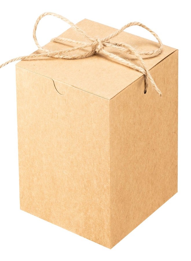 UnicoPak 30 Pack 5x5x5 Brown Small Gift Boxes, Great for Gift-giving like Mug, Candle, Ornament, Soap, Glass, Offering a Nice Gift Presentation - Image 1